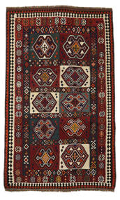  155X247 Kilim Vintage Rug Rug Black/Dark Red Persia/Iran 
