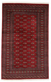  Pakistan Bokhara 2Ply Rug 155X251 Authentic
 Oriental Handknotted Black/Dark Red (Wool, Pakistan)