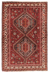  Shiraz Rug 106X154 Authentic
 Oriental Handknotted Dark Brown/Black (Wool, Persia/Iran)