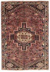  Qashqai Rug 107X151 Authentic
 Oriental Handknotted Dark Brown/Black (Wool, Persia/Iran)