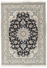  Nain Rug 146X205 Authentic
 Oriental Handknotted Black/Dark Grey (Wool, Persia/Iran)