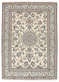  Nain Rug 147X204 Authentic
 Oriental Handknotted Dark Grey/Dark Beige (Wool, Persia/Iran)