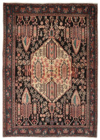  Afshar Rug 170X238 Authentic
 Oriental Handknotted Black/Dark Brown (Wool, Persia/Iran)