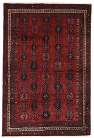  Afshar Rug 154X229 Authentic
 Oriental Handknotted Black/Dark Red (Wool, Persia/Iran)