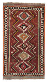  Kilim Vintage Rug 137X247 Authentic
 Oriental Handwoven Dark Brown/Black (Wool, Persia/Iran)