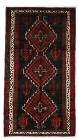  Oriental Hamadan Rug Rug 156X280 Black/Dark Red (Wool, Persia/Iran)