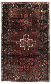 Hamadan Rug Rug 112X188 Black/Dark Red (Wool, Persia/Iran)