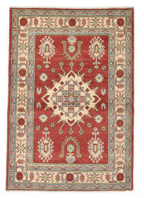  Kazak Rug 107X155 Authentic
 Oriental Handknotted Dark Brown/White/Creme (Wool, Afghanistan)