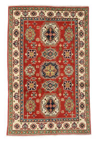 Kazak Rug 115X183 Authentic
 Oriental Handknotted Dark Red/Dark Brown/White/Creme (Wool, Afghanistan)
