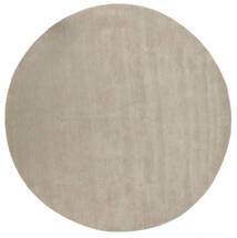  Handloom - Secondary Rug Ø 300 Modern Round Black/White/Creme Large (Wool, India)