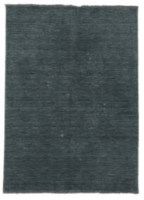  Handloom Fringes - Secondary Rug 140X200 Modern Black/White/Creme (Wool, India)