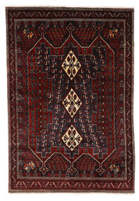  Afshar Rug 160X225 Authentic
 Oriental Handknotted Black/White/Creme (Wool, Persia/Iran)