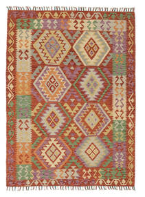  Kilim Afghan Old Style Rug 127X171 Authentic
 Oriental Handwoven Dark Brown/White/Creme (Wool, Afghanistan)