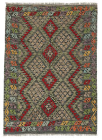  Kilim Afghan Old Style Rug 120X171 Authentic
 Oriental Handwoven Black/Dark Brown (Wool, Afghanistan)