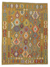  Kilim Afghan Old Style Rug 148X196 Authentic
 Oriental Handwoven Dark Brown/Beige (Wool, Afghanistan)