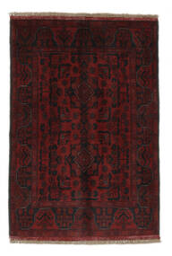  Afghan Khal Mohammadi Rug 83X124 Authentic Oriental Handknotted Black/White/Creme (Wool, Afghanistan)
