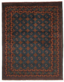  Afghan Rug 151X192 Authentic
 Oriental Handknotted Black/Dark Brown (Wool, Afghanistan)