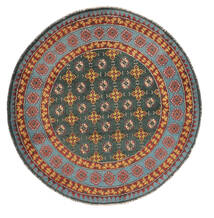  Afghan Rug Ø 149 Authentic
 Oriental Handknotted Round (Wool, Afghanistan)