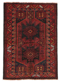  Lori Rug 146X201 Authentic Oriental Handknotted Black/Dark Red (Wool, Persia/Iran)