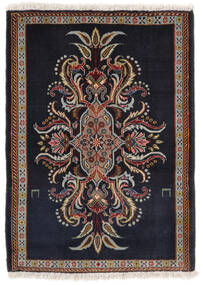  Keshan Rug 61X85 Authentic
 Oriental Handknotted Black/Dark Brown (Wool, Persia/Iran)