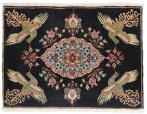 Kashmar Rug 65X90 Authentic
 Oriental Handknotted Black/Dark Brown (Wool, Persia/Iran)
