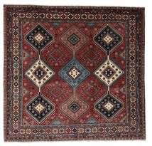  Yalameh Rug 194X204 Authentic
 Oriental Handknotted Square Black/Dark Brown (Wool, Persia/Iran)
