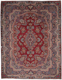  304X392 Yazd Rug Rug Dark Red/Black Persia/Iran 