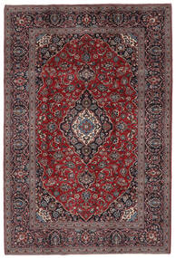  Keshan Rug 200X294 Authentic
 Oriental Handknotted Black/Dark Brown (Wool, Persia/Iran)
