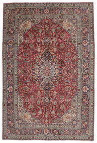  Tabriz Rug 201X295 Authentic Oriental Handknotted Dark Brown/Black (Wool, Persia/Iran)