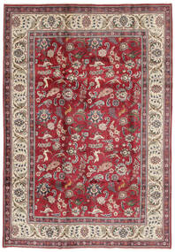  Tabriz Rug 201X288 Authentic
 Oriental Handknotted Dark Brown/Dark Red (Wool, Persia/Iran)