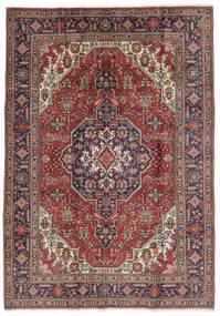 Tabriz Rug 202X287 Authentic Oriental Handknotted Dark Brown/Black (Wool, Persia/Iran)