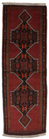  Antique Shirvan Ca. 1930 Rug 155X370 Authentic Oriental Handknotted Hallway Runner Black/Dark Brown (Wool, Turkey)