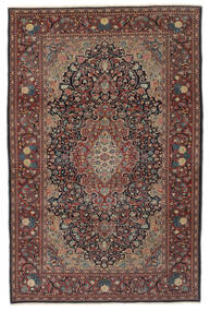  Antique Keshan Ca. 1900 Rug 136X200 Authentic
 Oriental Handknotted Dark Brown/Black (Wool, Persia/Iran)