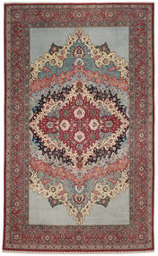  Tabriz 70 Raj Silk Warp Ca.1940 Rug 341X557 Authentic Oriental Handknotted Dark Brown/Dark Grey Large (Wool/Silk, Persia/Iran)