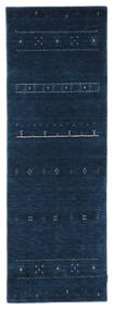  Gabbeh Indo Rug 85X249 Authentic
 Modern Handknotted Hallway Runner
 Black/Beige (Wool, India)