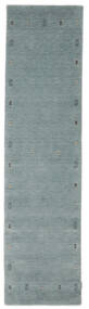  Gabbeh Indo Rug 77X300 Authentic
 Modern Handknotted Hallway Runner
 Dark Turquoise 
/Turquoise Blue (Wool, India)