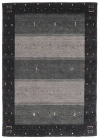  Gabbeh Indo Rug 126X177 Authentic
 Modern Handknotted Black/Dark Grey (Wool, India)