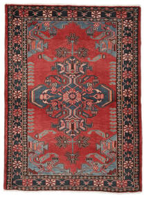  Hamadan Rug 110X150 Authentic
 Oriental Handknotted Black/Dark Brown (Wool, Persia/Iran)