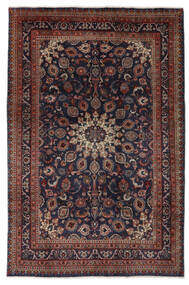  Mashad Rug 195X300 Authentic
 Oriental Handknotted Black/Dark Brown (Wool, Persia/Iran)