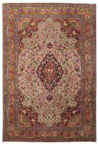  Tabriz 50 Raj Rug 203X304 Authentic
 Oriental Handknotted Dark Brown/Black (Wool/Silk, Persia/Iran)