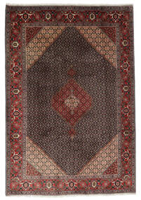  Ardebil Rug 200X295 Authentic
 Oriental Handknotted Black/Dark Brown (Wool, Persia/Iran)