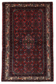  102X160 Hosseinabad Rug Rug Black/Dark Red Persia/Iran 