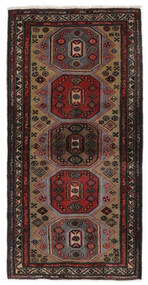  Oriental Hamadan Rug 80X128 Black/Brown (Wool, Persia/Iran)