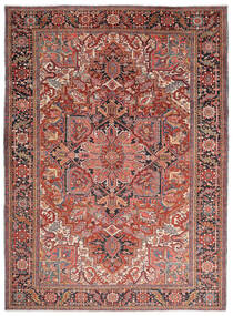  Heriz Rug 285X380 Authentic Oriental Handknotted Dark Brown/Black Large (Wool, Persia/Iran)