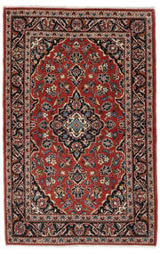  Keshan Rug 100X150 Authentic
 Oriental Handknotted Black/Dark Brown (Wool, Persia/Iran)
