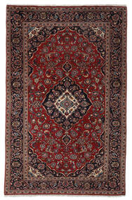  Keshan Rug 188X294 Authentic
 Oriental Handknotted Black/Dark Brown (Wool, Persia/Iran)