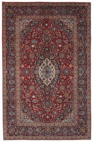  Keshan Rug 195X301 Authentic
 Oriental Handknotted Black/Dark Brown (Wool, Persia/Iran)