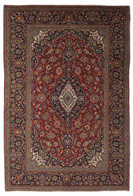 Keshan Rug 203X303 Authentic
 Oriental Handknotted Black/Dark Brown (Wool, Persia/Iran)