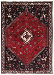  Persian Shiraz Rug Rug 213X293 Black/Dark Red (Wool, Persia/Iran)