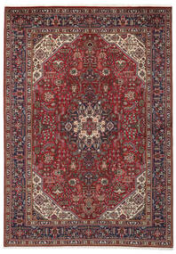  Tabriz Rug 203X285 Authentic
 Oriental Handknotted Dark Brown/Black (Wool, Persia/Iran)